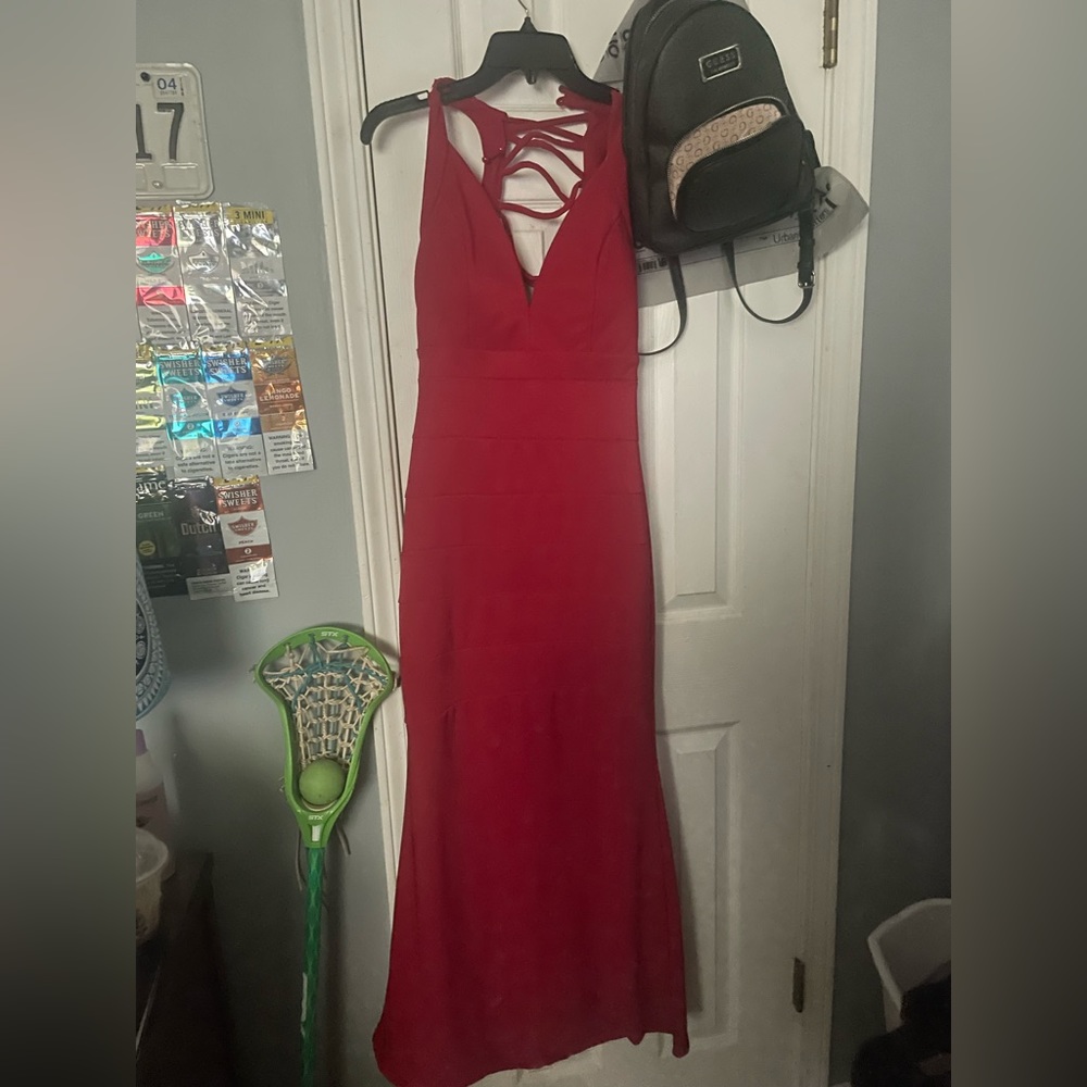 Red prom dress